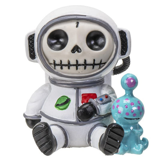 Furrybones Cosmo The Space Explorer Astronaut With ET Alien Skeleton in Costume Figurine 2.4 inch