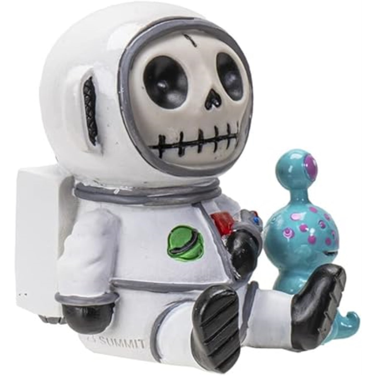 Furrybones Cosmo The Space Explorer Astronaut With ET Alien Skeleton in Costume Figurine 2.4 inch