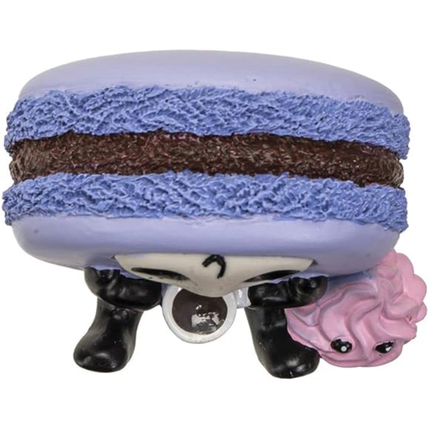 Furrybones Ronny The Lavender Purple Macaron With Coffee Cup Furry Bone Figurine
