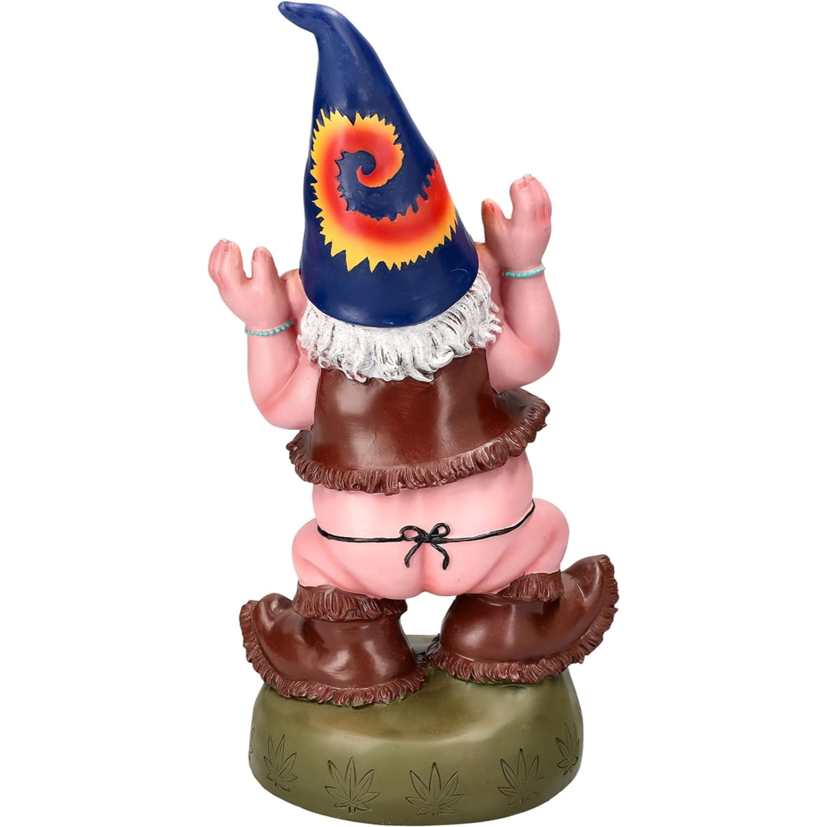Free Spirited Smoking Happiness is Home Grown Garden Gnome Statue 10 inch