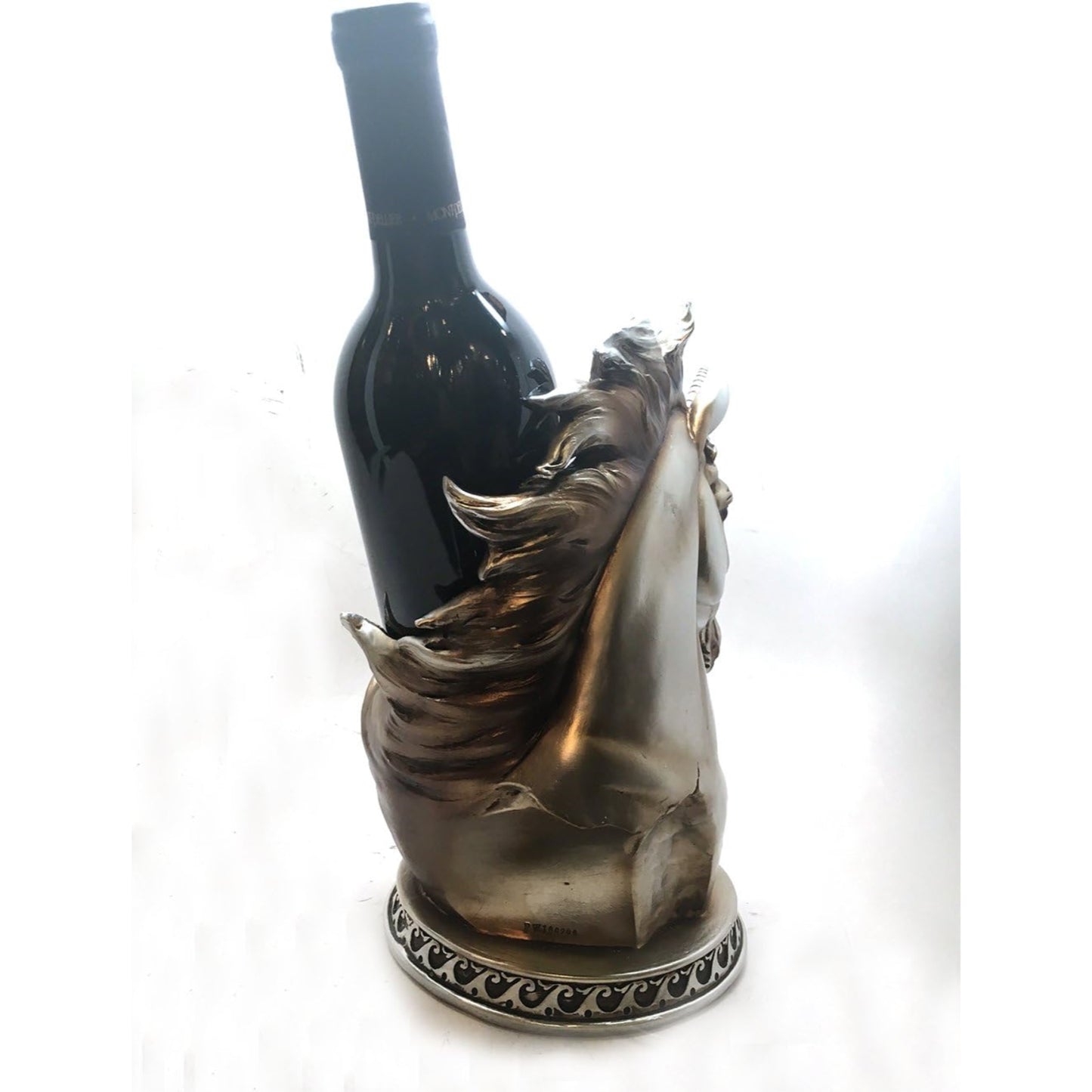 Mystical Unicorn Wine Bottle Holder Decorative Display Stand Fantasy Bar Decor