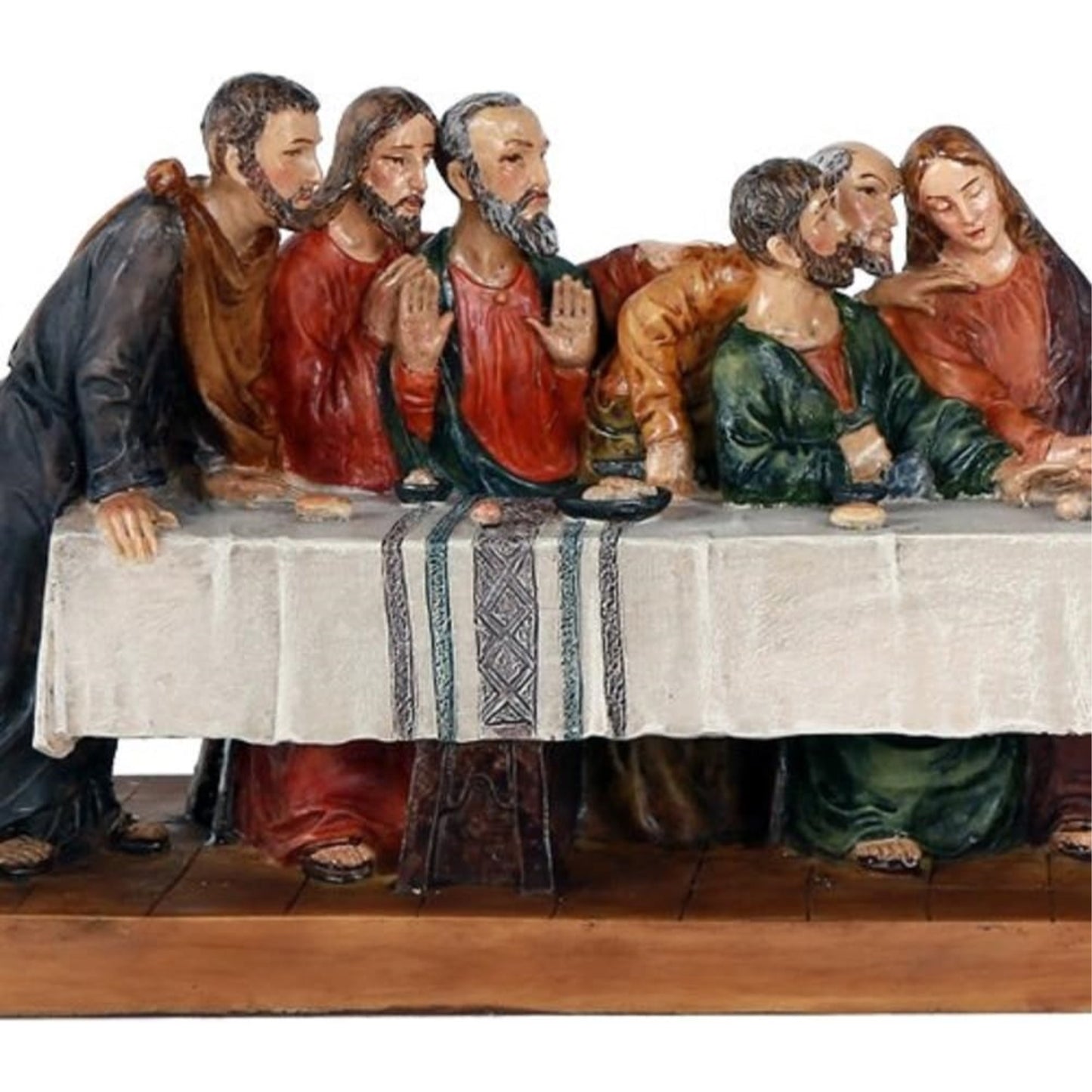 The Last Supper Da Vinci Inspiration Tabeltop Figurine Decorative Gift 12 inch L