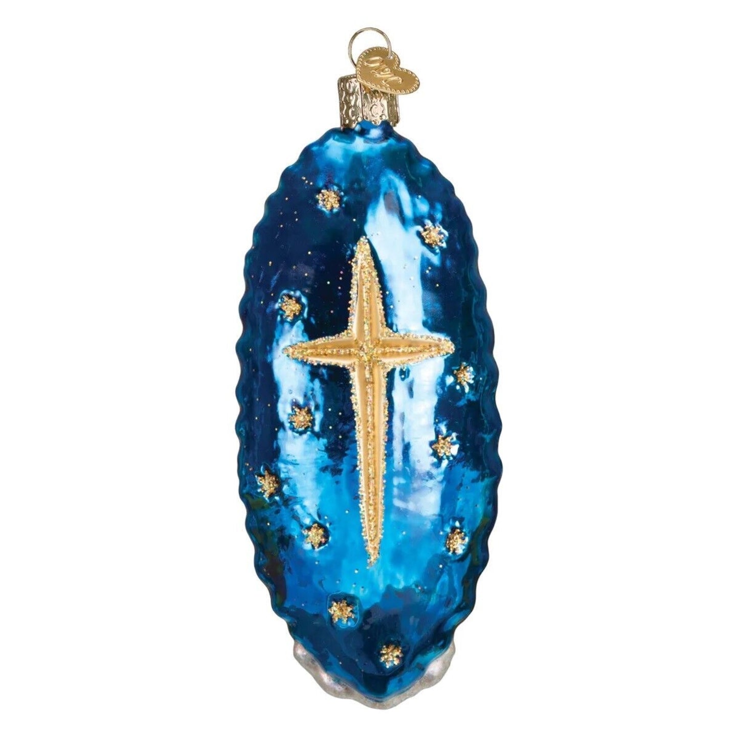 Old World Christmas Our Lady Of Guadalupe Glass Blown Ornament