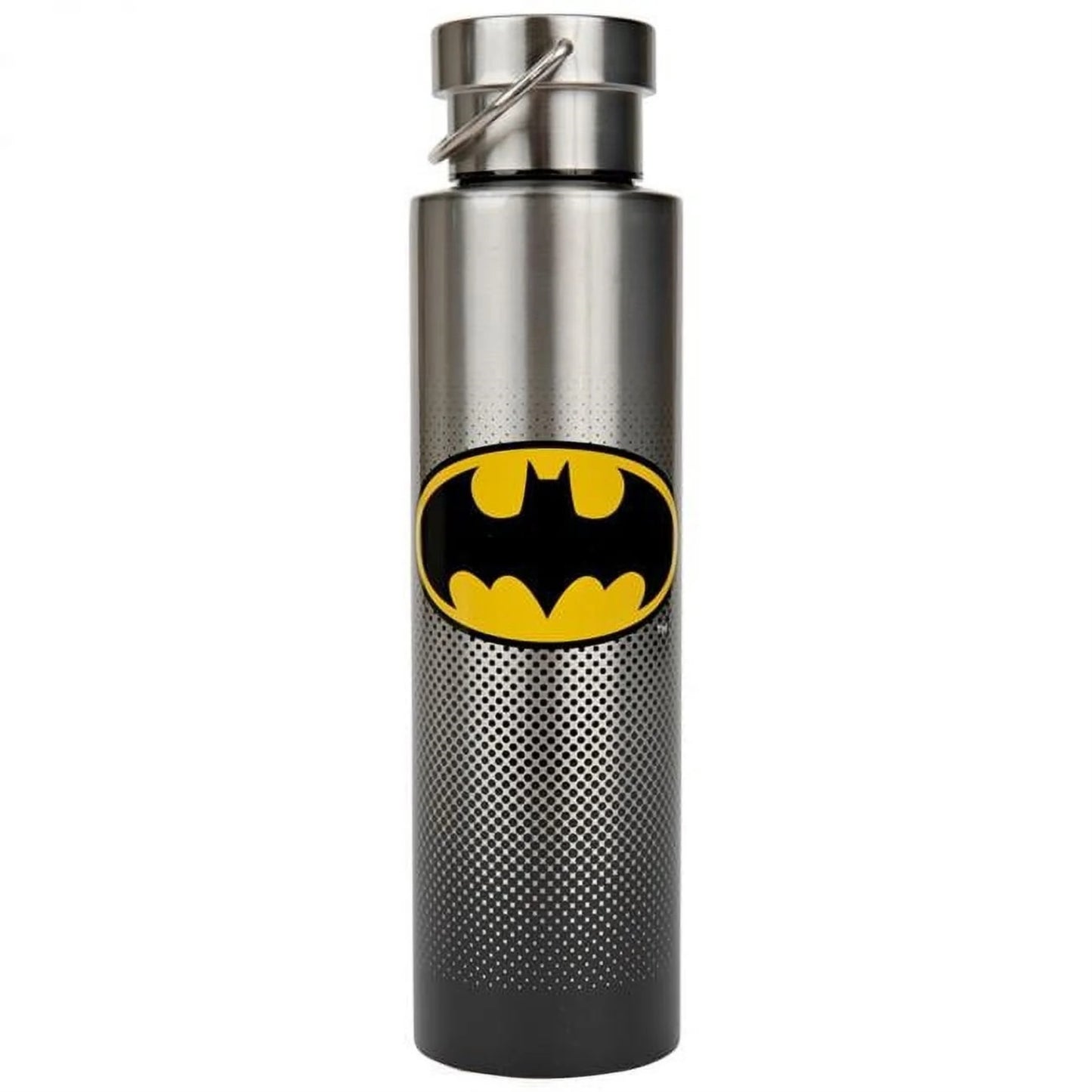 Spoontiques DC Comics Batman Logo Stainless Steel Bottle with Twist Lid 24 ounces