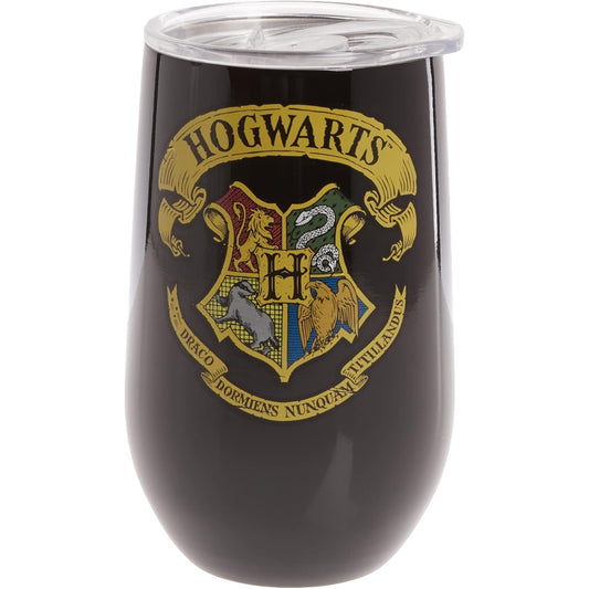 Harry Potter Hogwards Logo  Stainless Steel Double Wall Insulated Wine Tumbler Mug 16 ounce