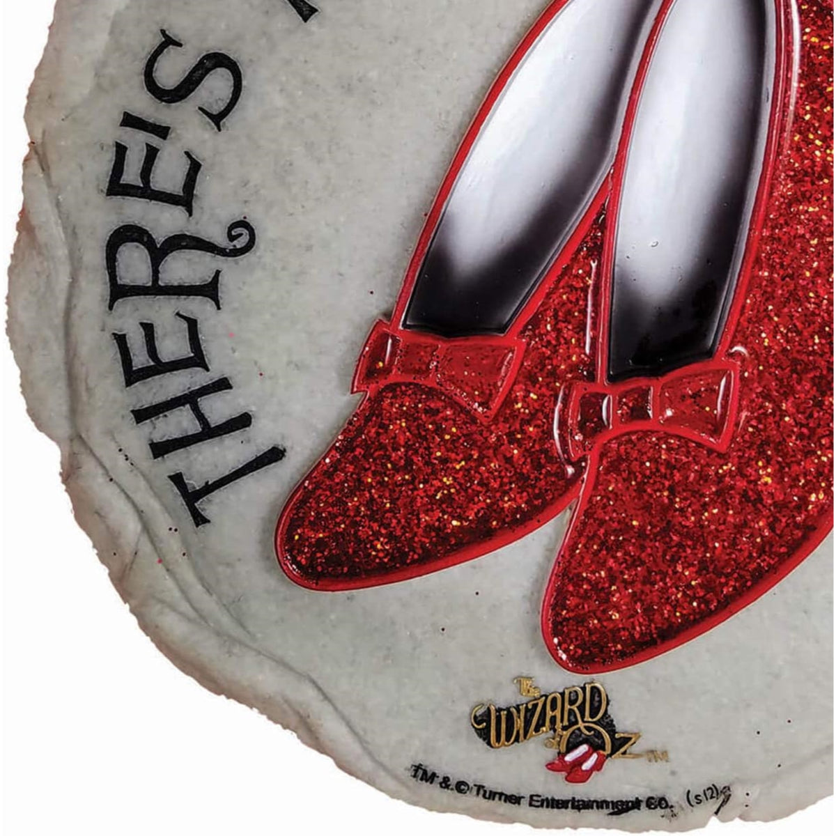 Spoontiques Wizard of Oz Ruby Slippers Resin Stepping Stone or Hanging Wall Plaque Indoor Outdoor 9.5 inch