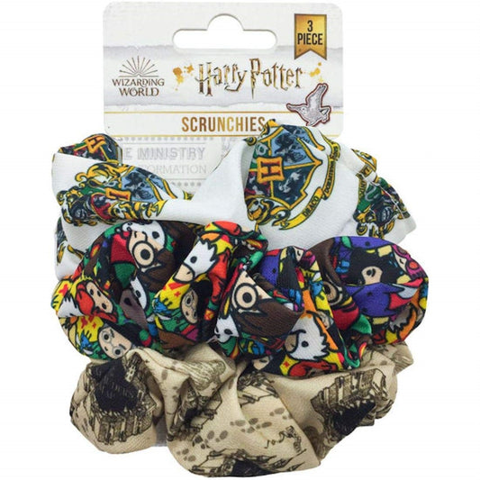 Spoontiques Harry Potter Hair Scrunchies Pack of 3