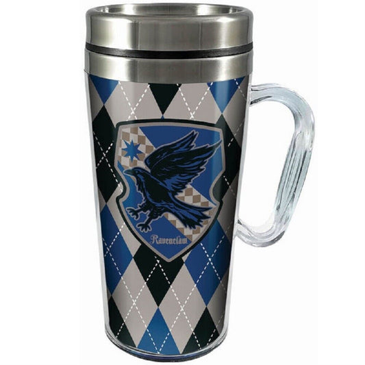Spoontiques Harry Potter Ravenclaw Double Walled Stainless and Acrylic Insulated Travel Mug 14 ounce
