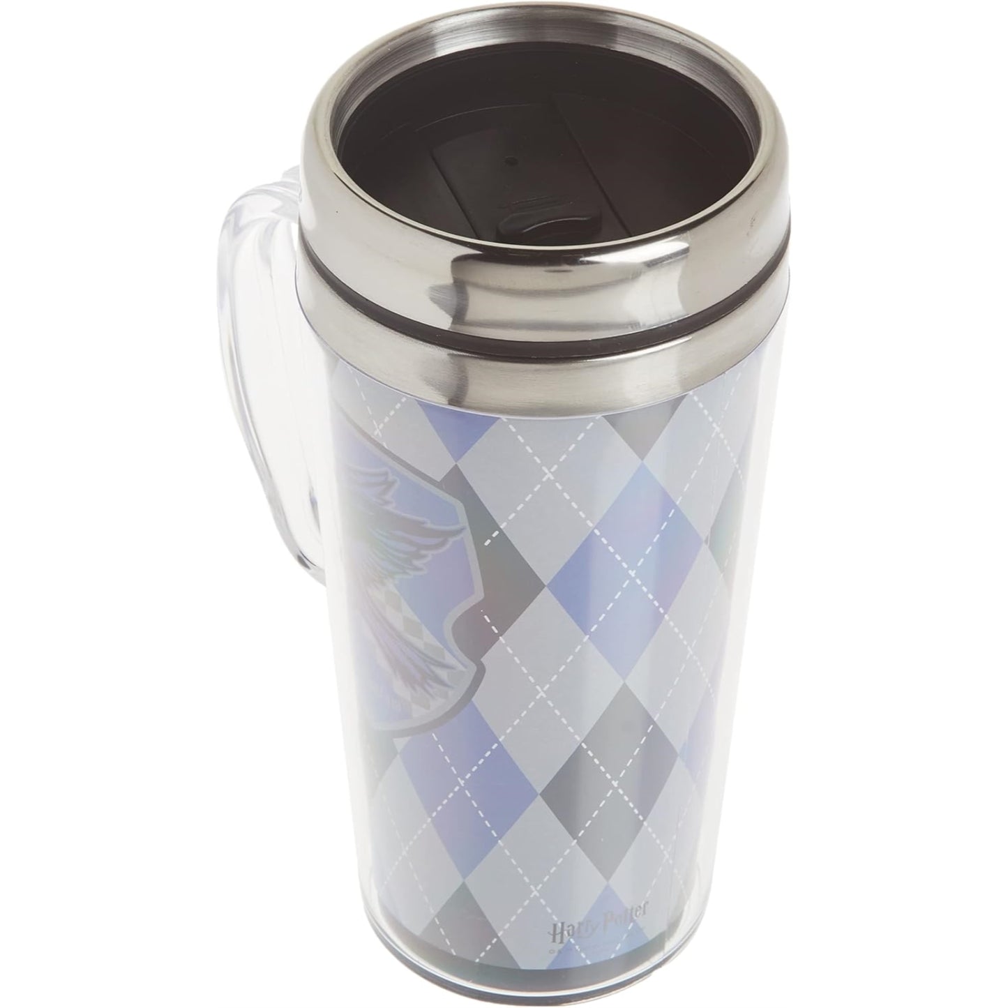 Spoontiques Harry Potter Ravenclaw Double Walled Stainless and Acrylic Insulated Travel Mug 14 ounce