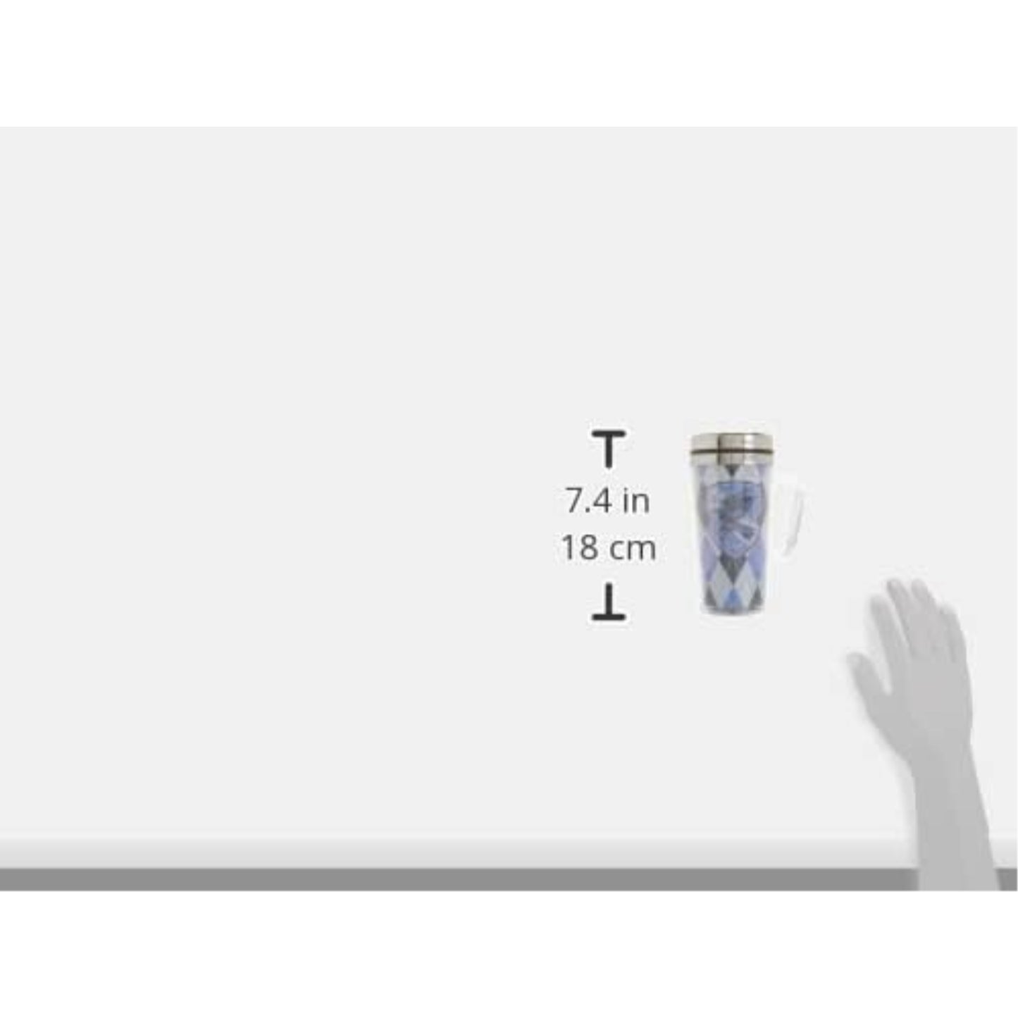 Spoontiques Harry Potter Ravenclaw Double Walled Stainless and Acrylic Insulated Travel Mug 14 ounce