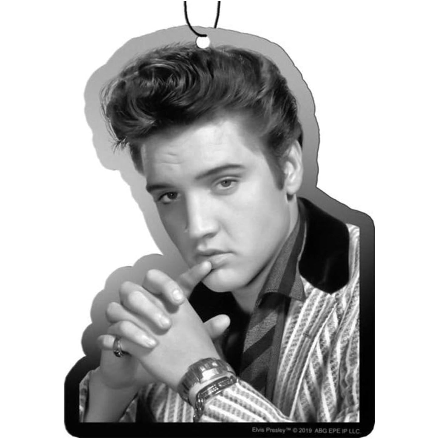Spoontiques Black and White Elvis Presley Air Freshener 3 Pack New Car Scent