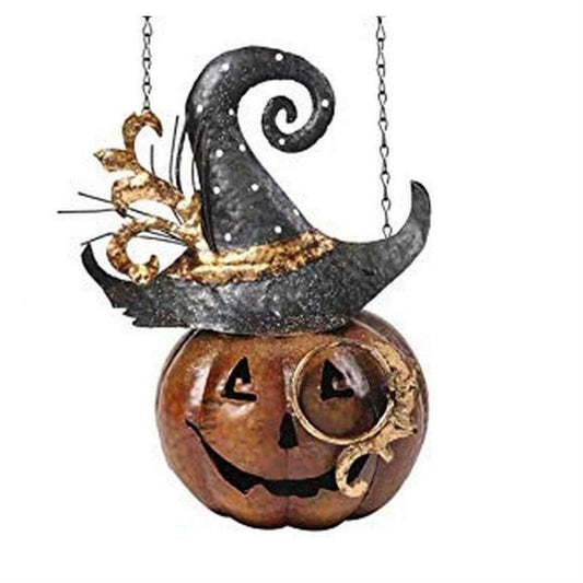 K&K Interiors Jack O Lantern Hat Metal Halloween Arrow Replacement Sign - Arrow Sold Separately