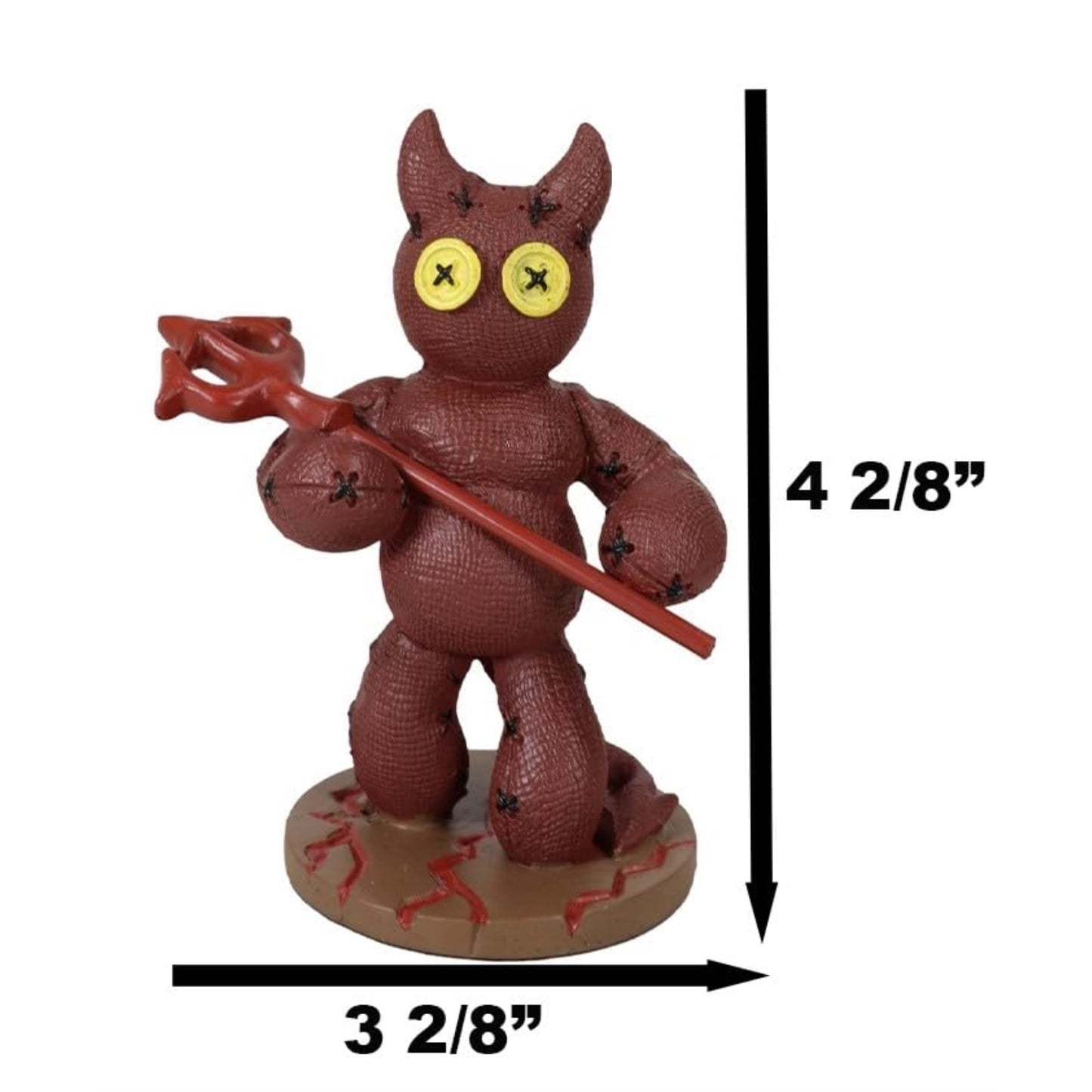 Pinhead Monsters Devil with Pitchfork Figurine 4.25 inch