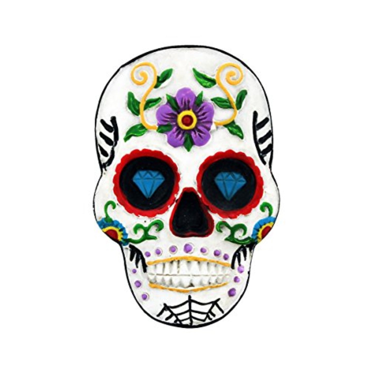 Day of The Dead Skull Magnet Bottle Opener