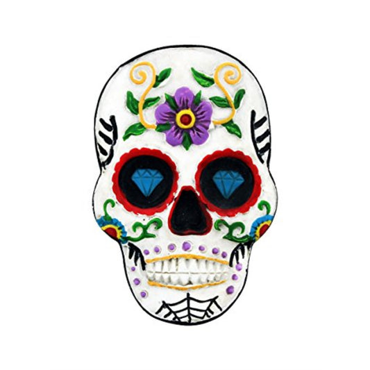Day of The Dead Skull Magnet Bottle Opener