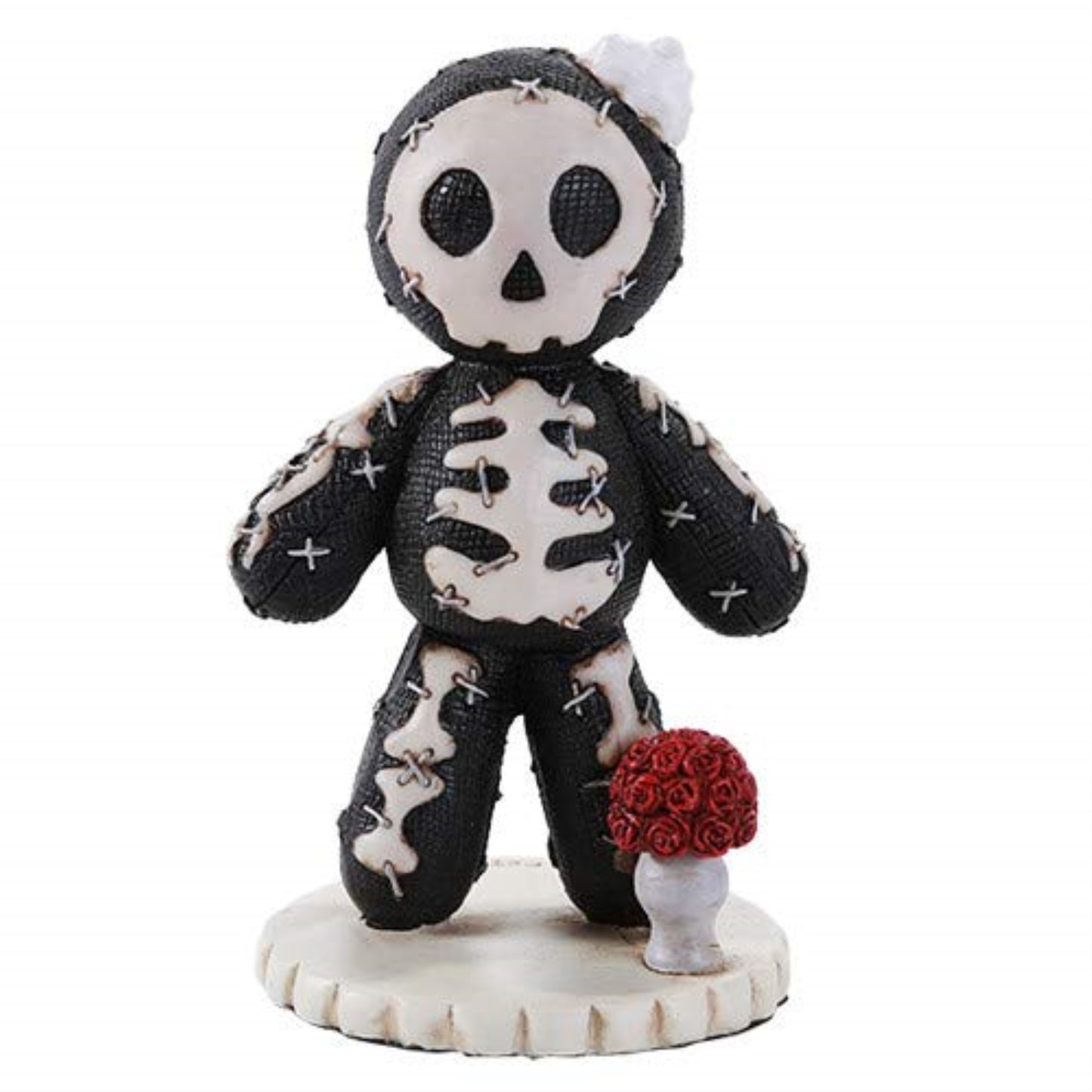Pinhead Monster Voodie Sketeton Scanning Bone Rose Dollby Figurine 4.25 inch by Ruben Macias