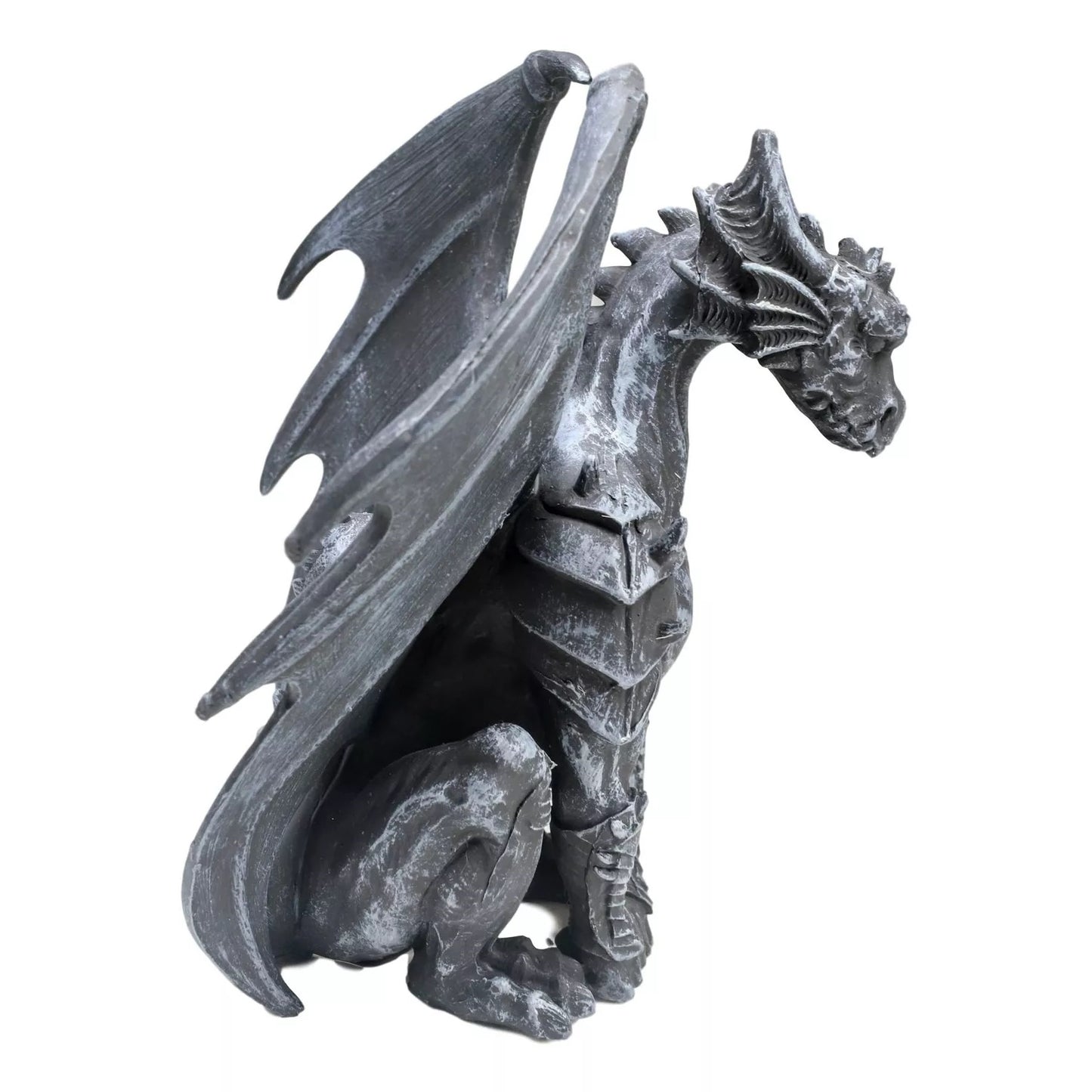 Gothic Sitting Guardian Gargoyle with Wings Resin Statue Figurine 6.25 inch