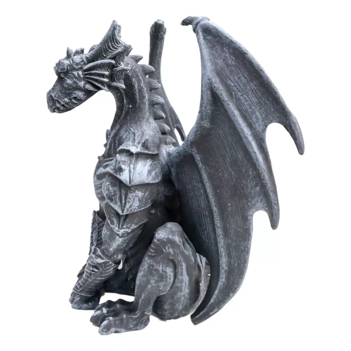 Gothic Sitting Guardian Gargoyle with Wings Resin Statue Figurine 6.25 inch