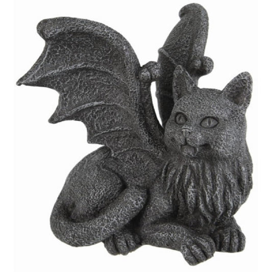 Cat Gargoyle PC Computer Topper Resin Figurine 4.5 inch