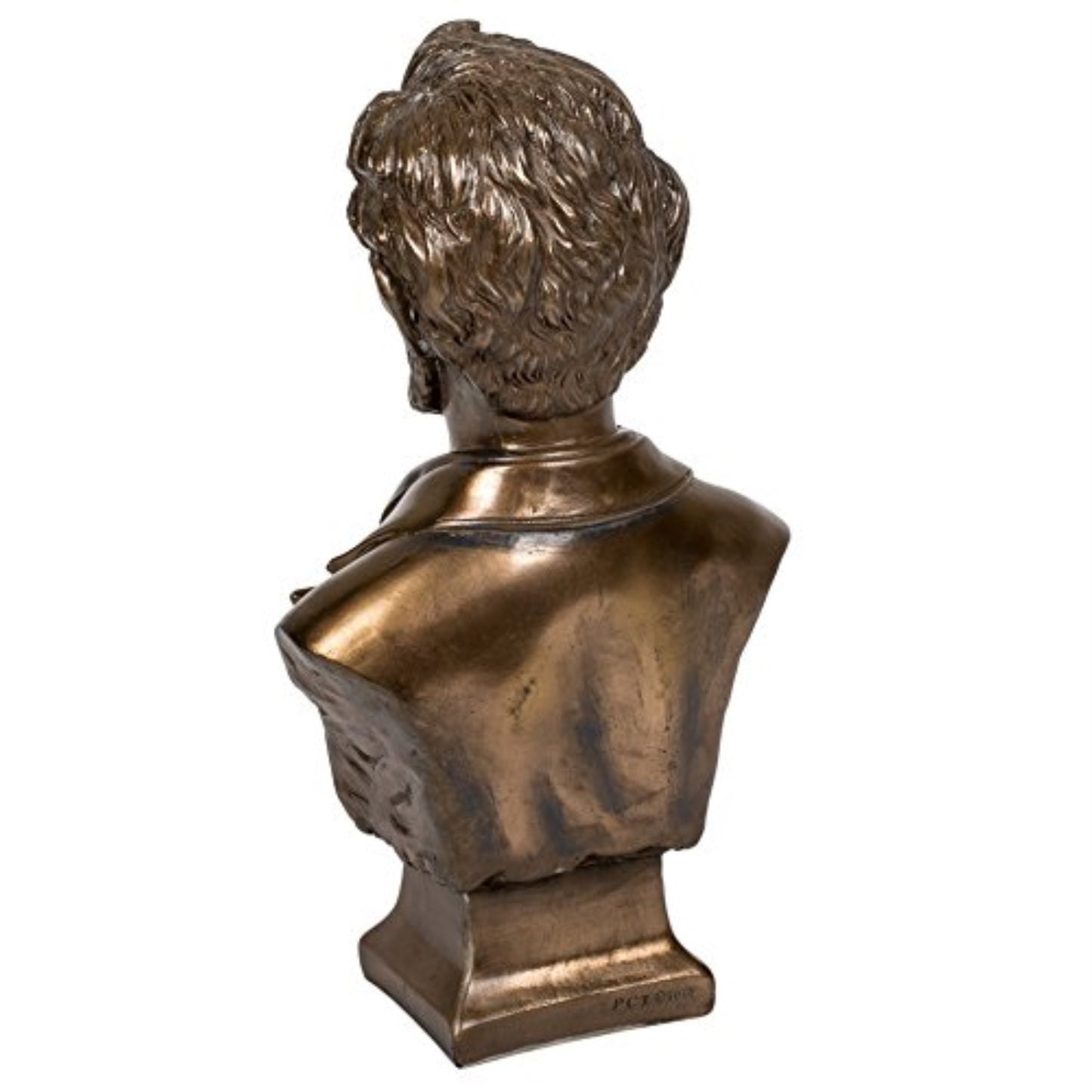 Bronze Colored President Abraham Lincoln Bust Figurine Statue 7.5 inch