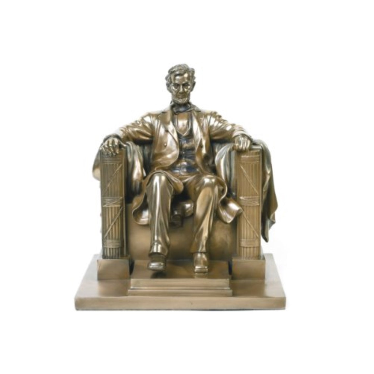 Abraham Lincoln Washington DC Memorial Bronze Statue Figurine 8.1 inch