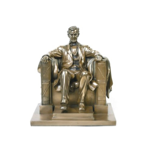 Abraham Lincoln Washington DC Memorial Bronze Statue Figurine 8.1 inch