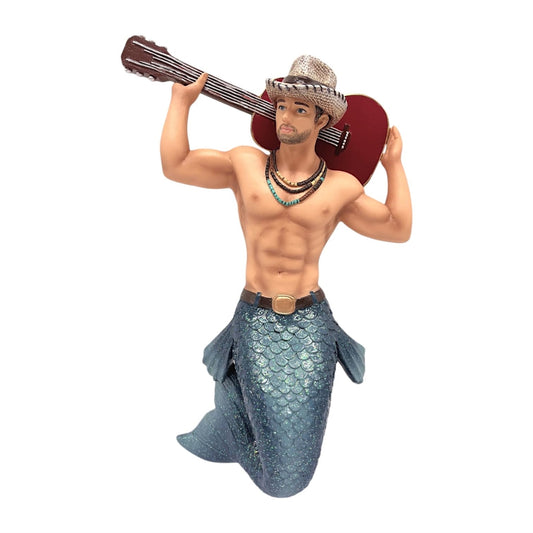 December Diamonds  55-55460 Guitar Man Merman Ornament
