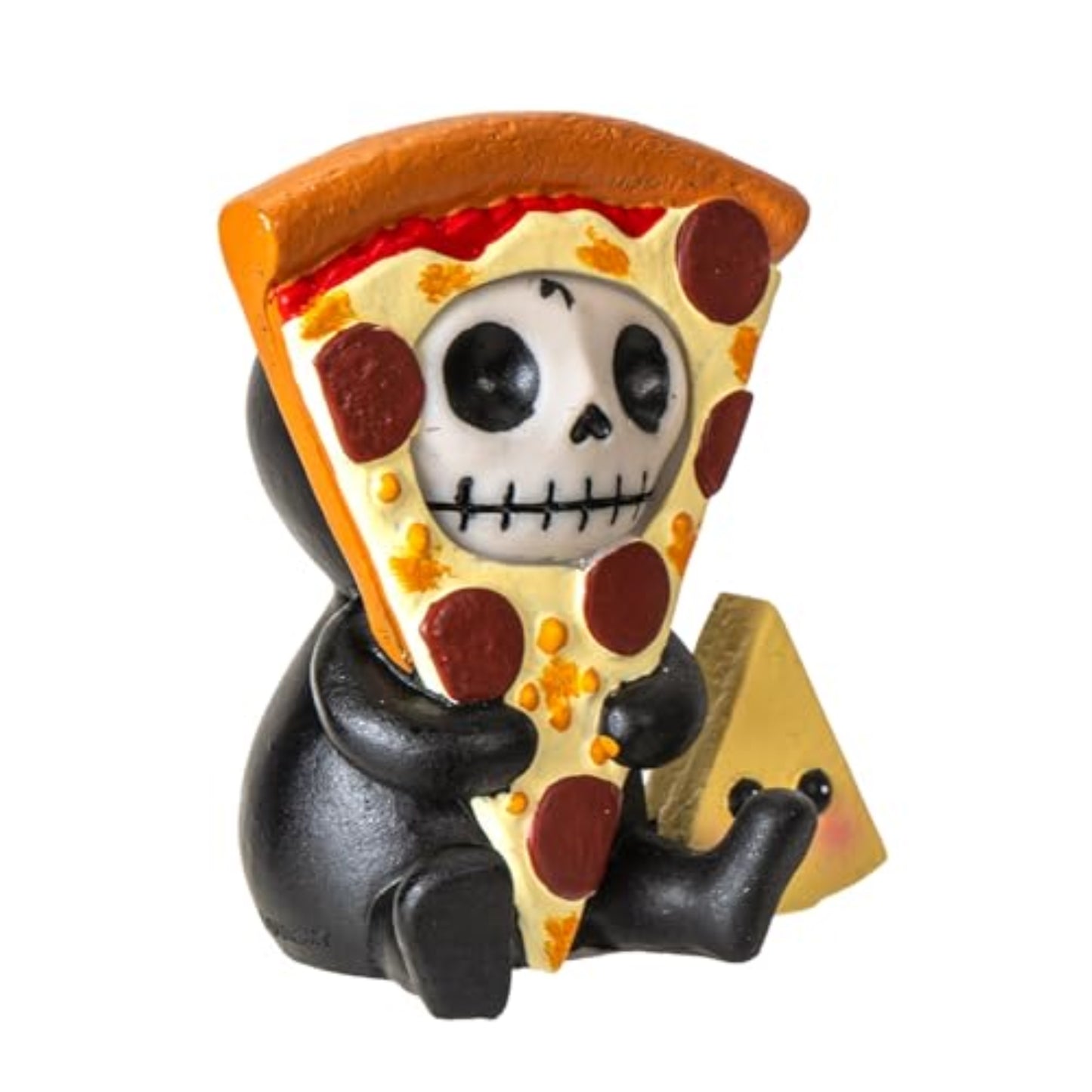Furrybones Figurine Signature Skeleton Figurine in Costume  3" Tall (Peppi Furrybones)