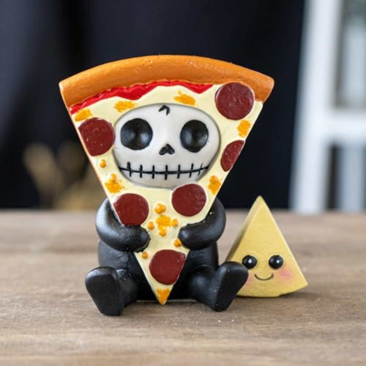 Furrybones Figurine Signature Skeleton Figurine in Costume  3" Tall (Peppi Furrybones)