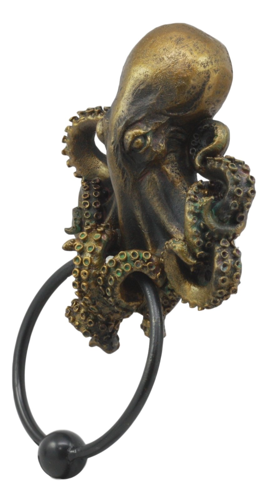 Deep Ocean Creature Octopus Kraken Monster Resin Decorative Door Knocker 8.5 inch