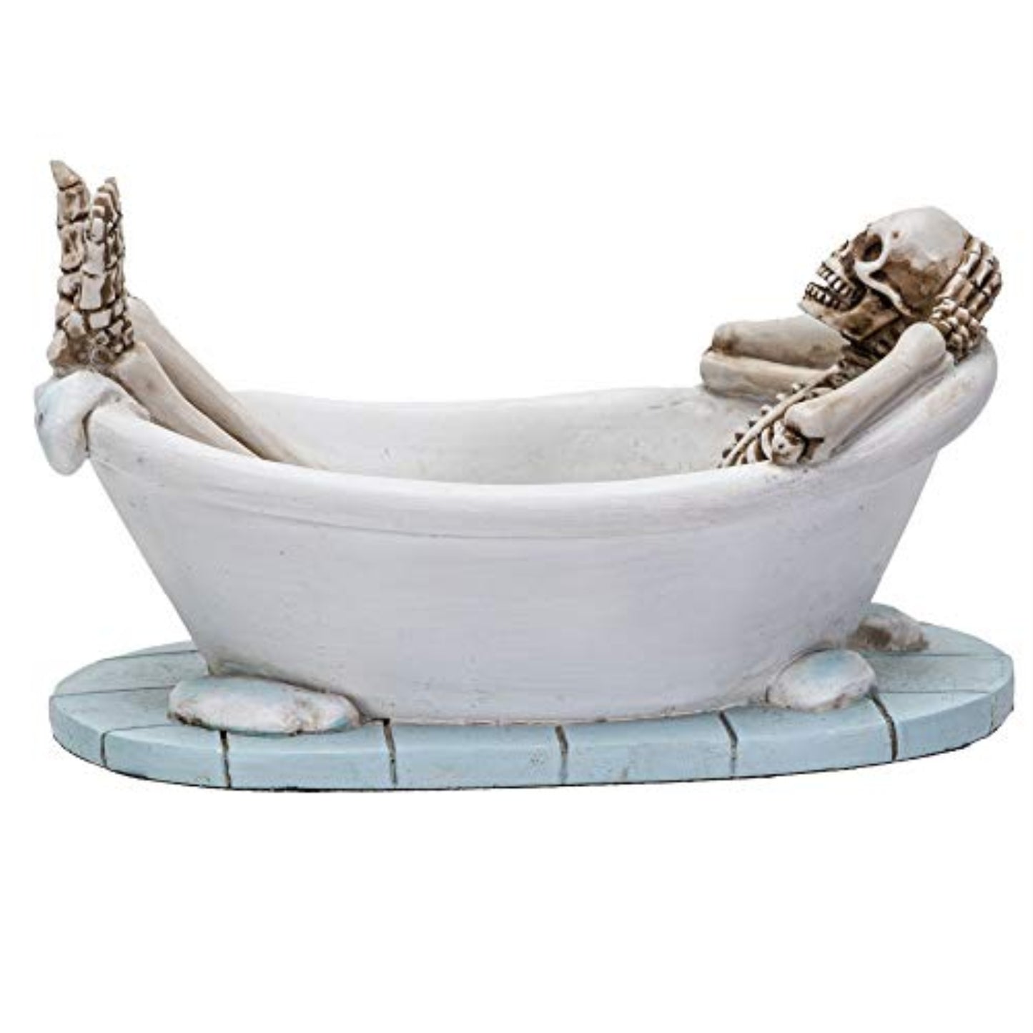 Life After Death Skeleton in The Bath Tub After Life Home Decor Resin Figurine 5 x 2.75 inch