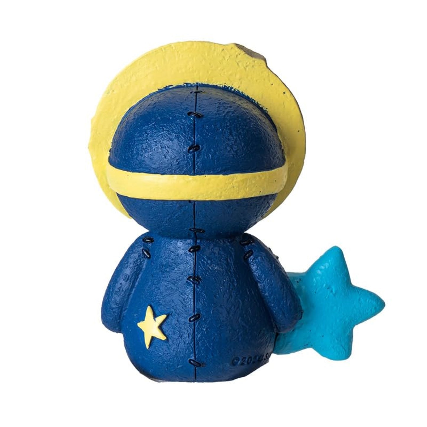 Furrybones Luno Figurine Skeleton in Moon Costume with Blue Star Friend 3 inch