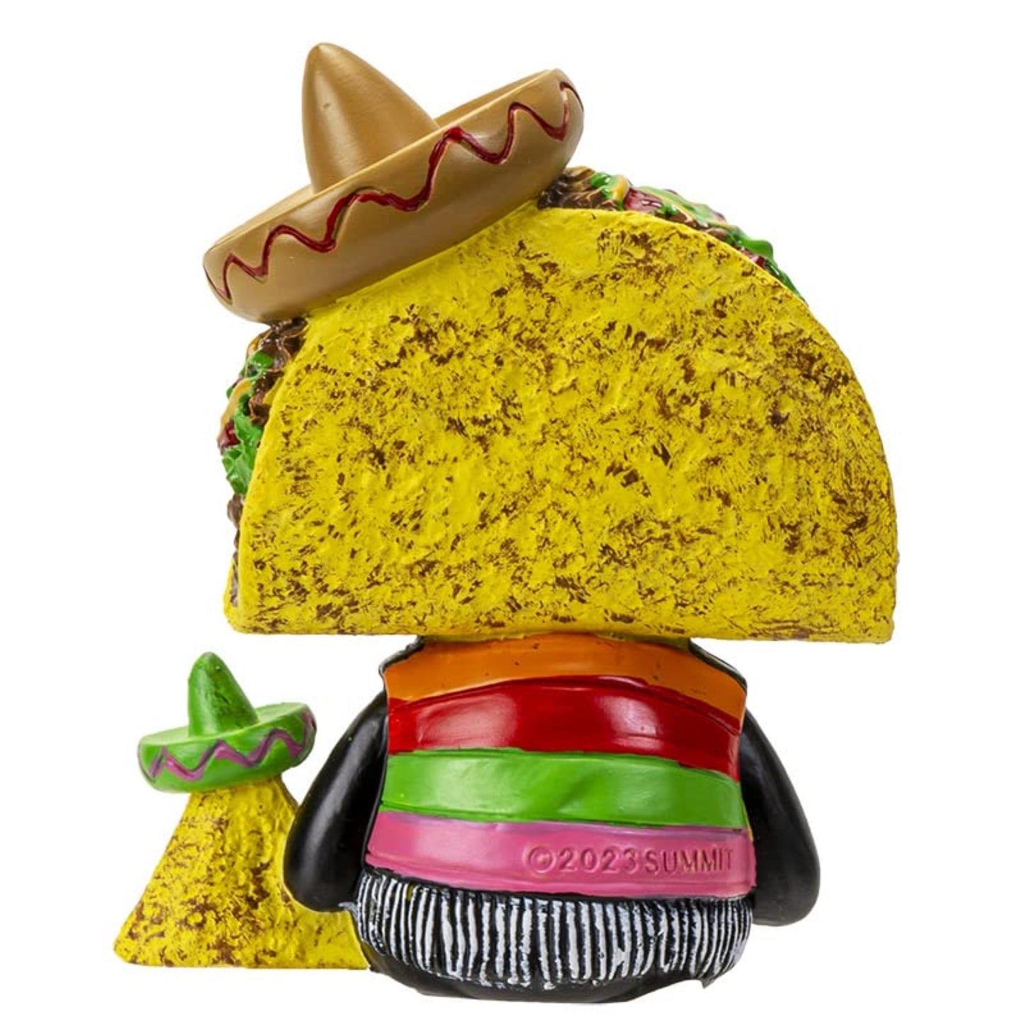 Furrybones Pancho Dressed as a Food Favorite Taco Comes Fully Load Skeleton Figurine 3 inch