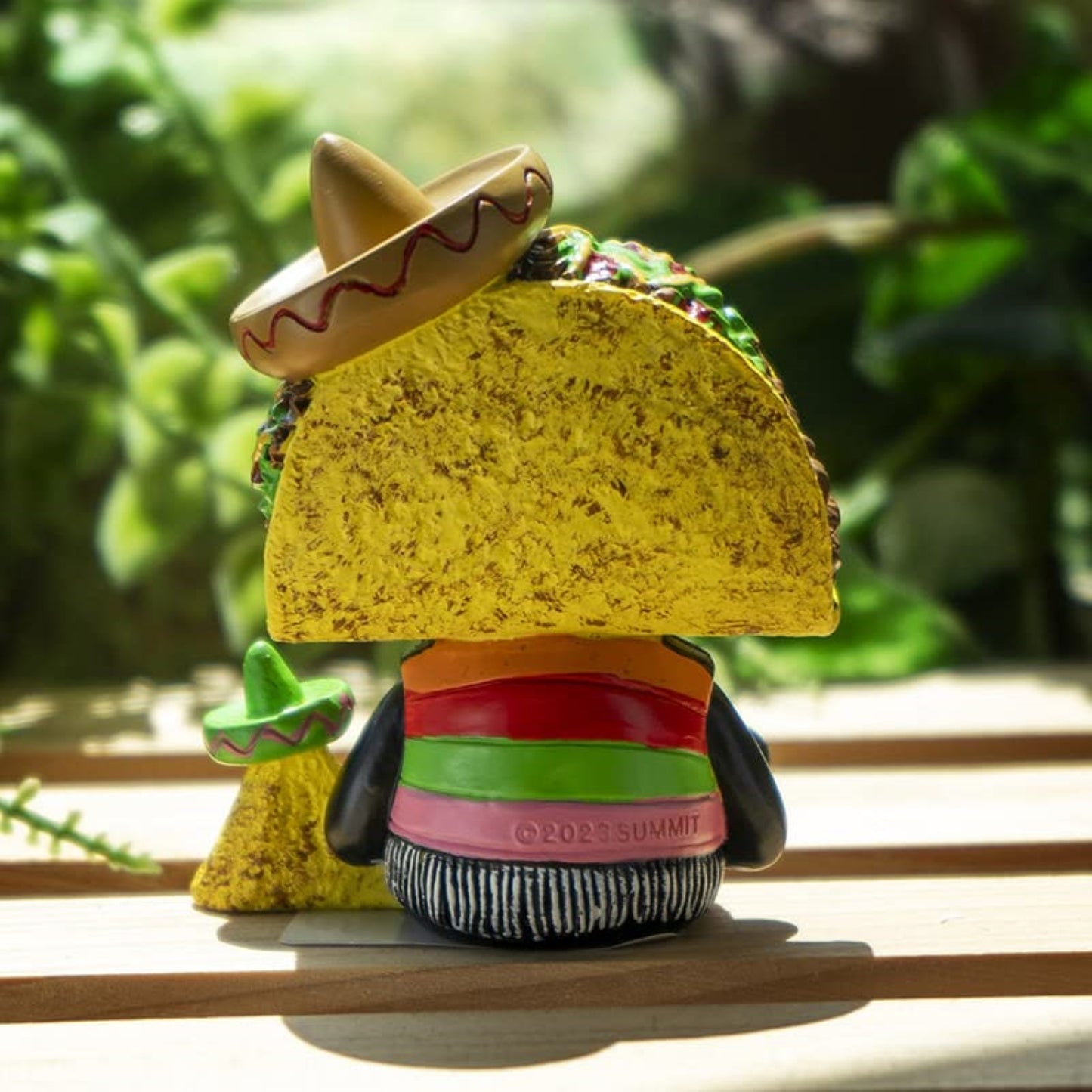 Furrybones Pancho Dressed as a Food Favorite Taco Comes Fully Load Skeleton Figurine 3 inch