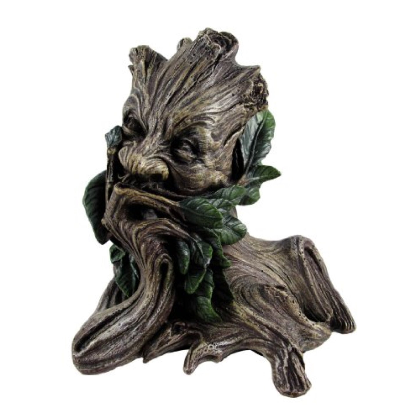 Beautiful Green Man Greenman Decorative Bookends Tree Man Library Book Shelf