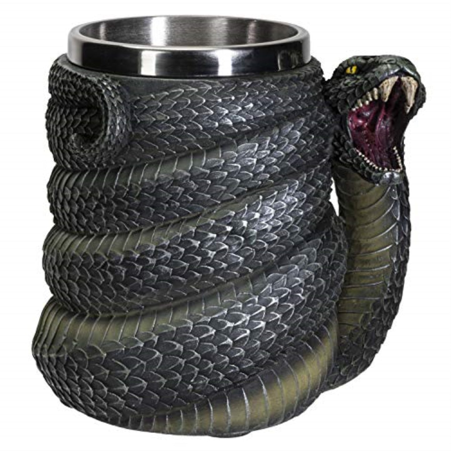 Serpent Snake Coffee Mug Cup 16 fl oz Green Anaconda Beer Tankard