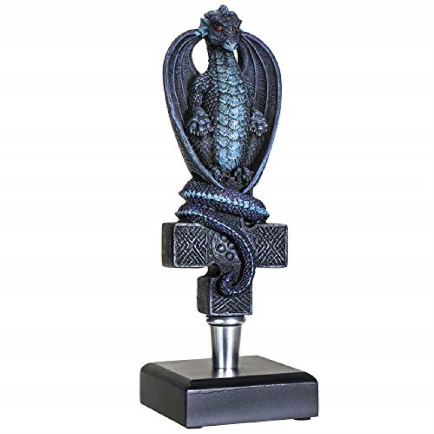 Fantasy Dragon On Celtic Cross Beer Tap Handle Display for Homebrew Kegerators Man Cave Bars Cool Beer Gift