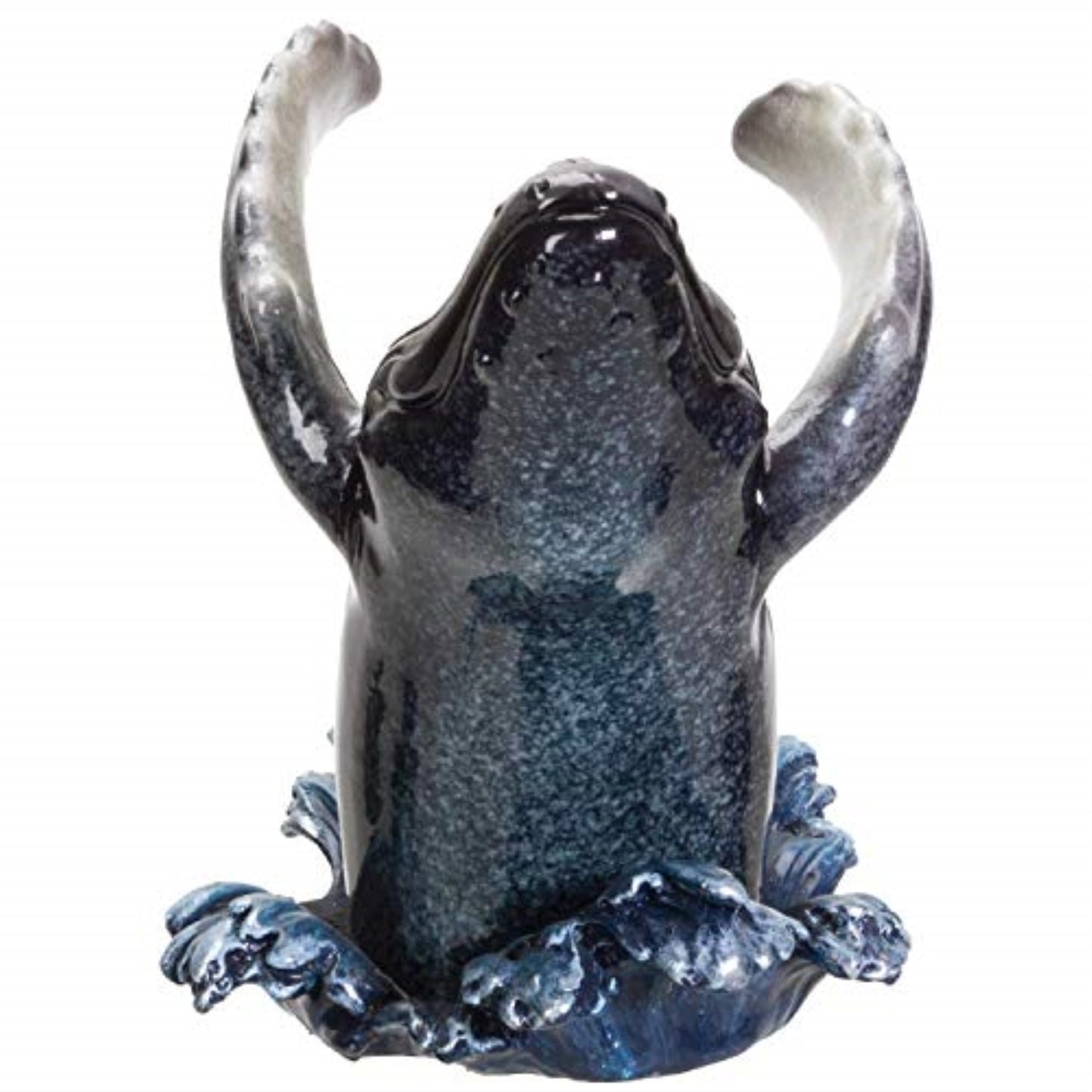 Humpback Whale Sea Dweller Wine Bottle Holder Resin Kitchen Decoration 9 x 6.75 inch