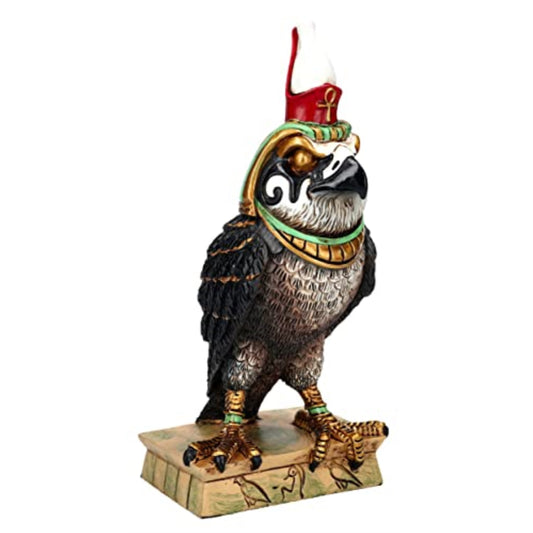 Ancient Egyptian God Horus Figurine Multicolor Egypt Home Decoration 4 x 8 inch