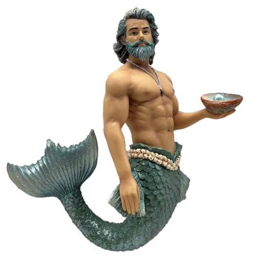 December Diamonds 55-55469 Pearl Collector Merman Ornament 7 Inches