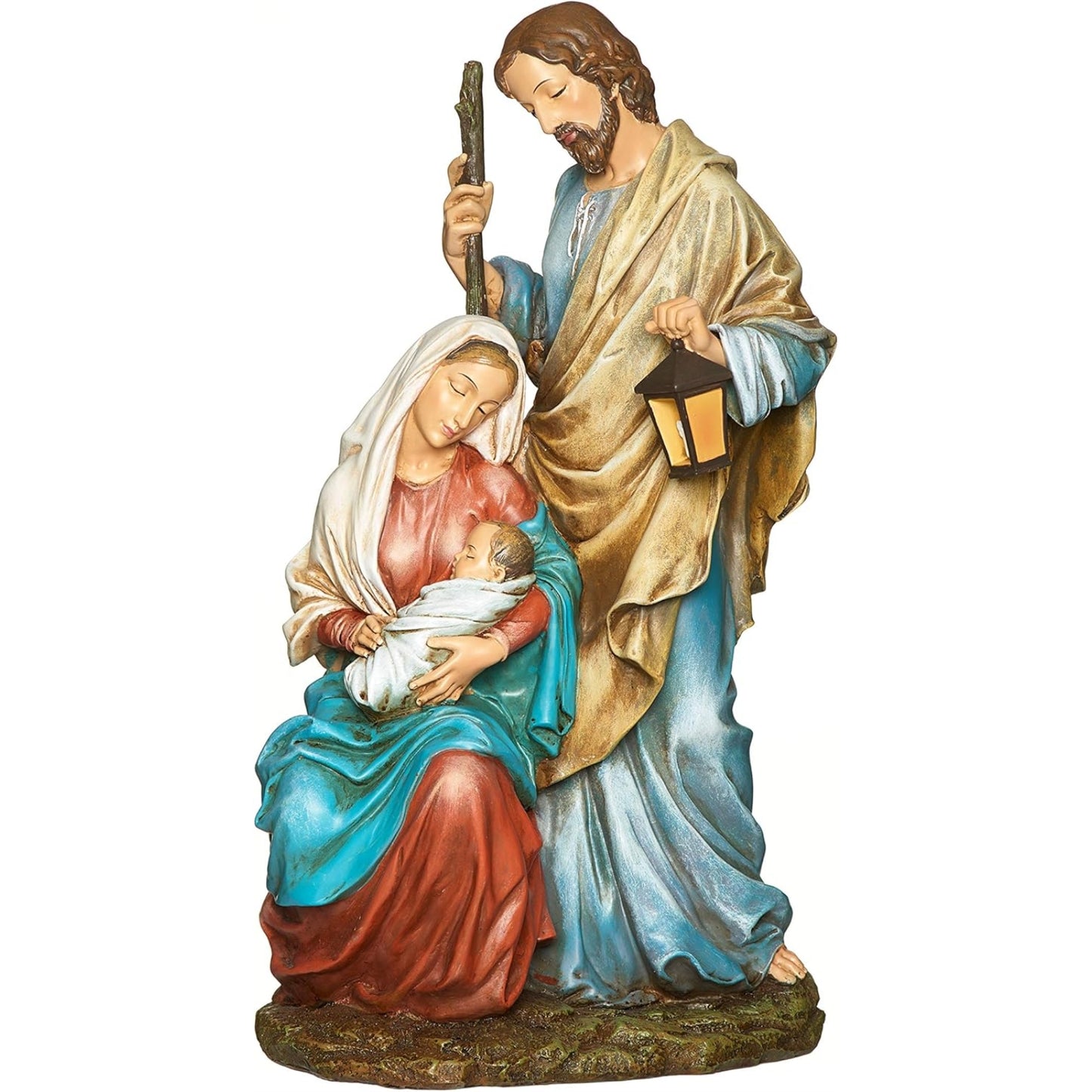 Joseph's Studio by Roman - Holy Family Figure on Base, Life of Christ, Renaissance Collection, 15.5" H