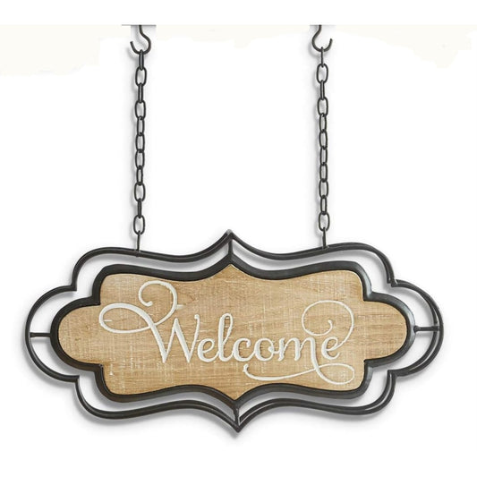 K&K Interiors Brown Welcome Double Sided Arrow Replacement Sign 13 inch - Arrow Sold Separately
