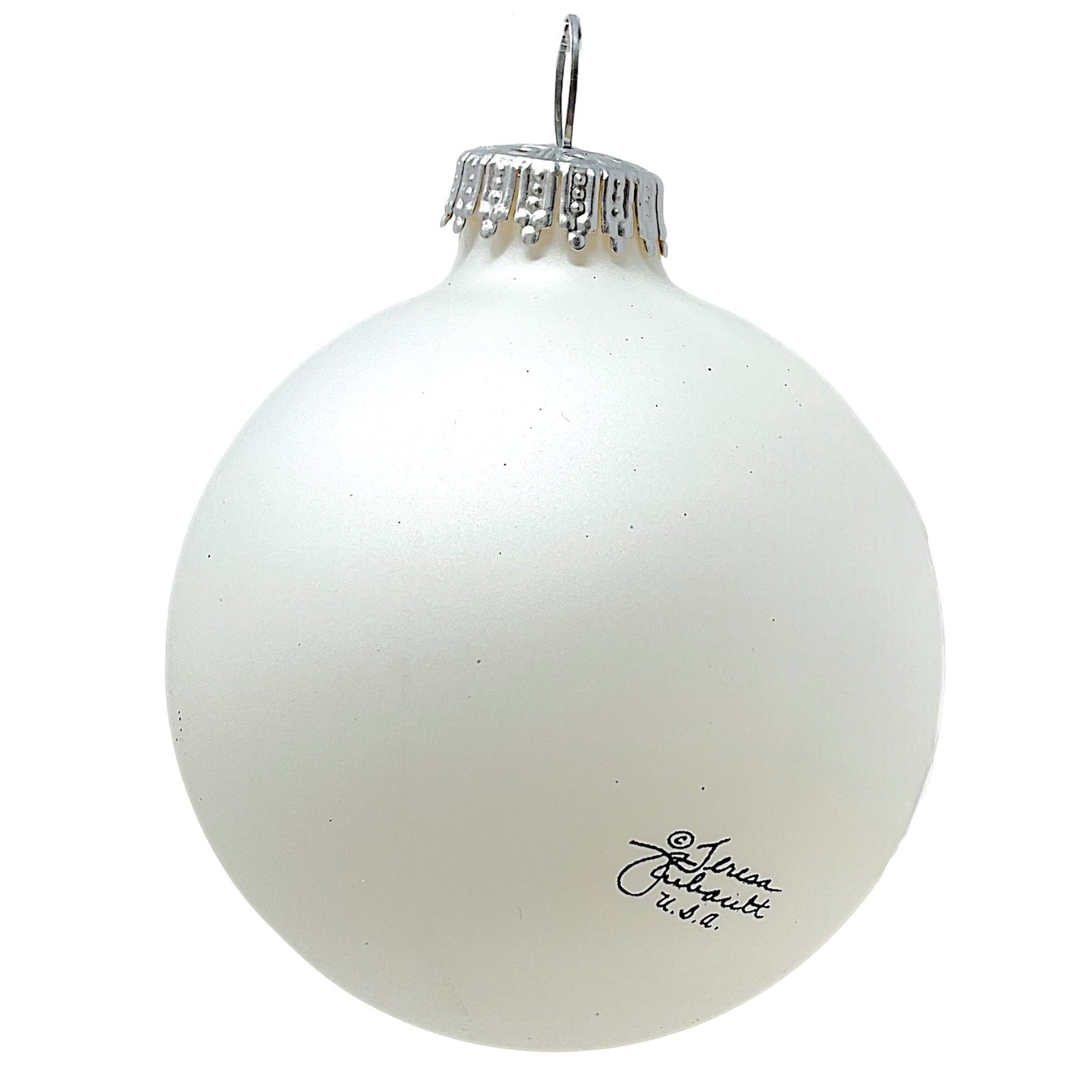 Your Friendship is More Than a Blessing Made in the USA Glass Christmas Ornament