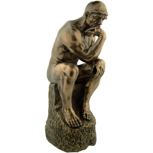 The Thinker Bronze Color Resin Statue Figurine