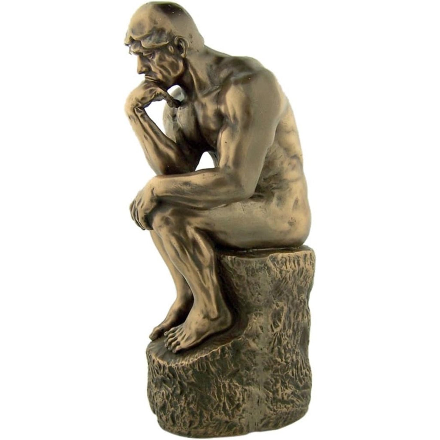The Thinker Bronze Color Resin Statue Figurine