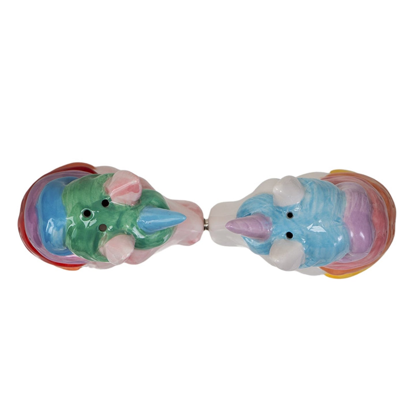 Unicorn Magnetic Ceramic Salt and Pepper Shaker Set
