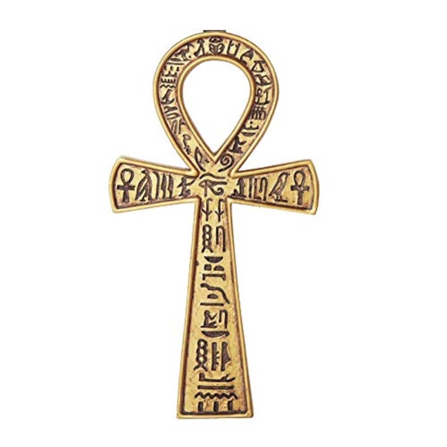 Ancient Egyptian Ankh Wall Plaque Symbol of Wholeness Vitality and Health 4 x 7.25 inch