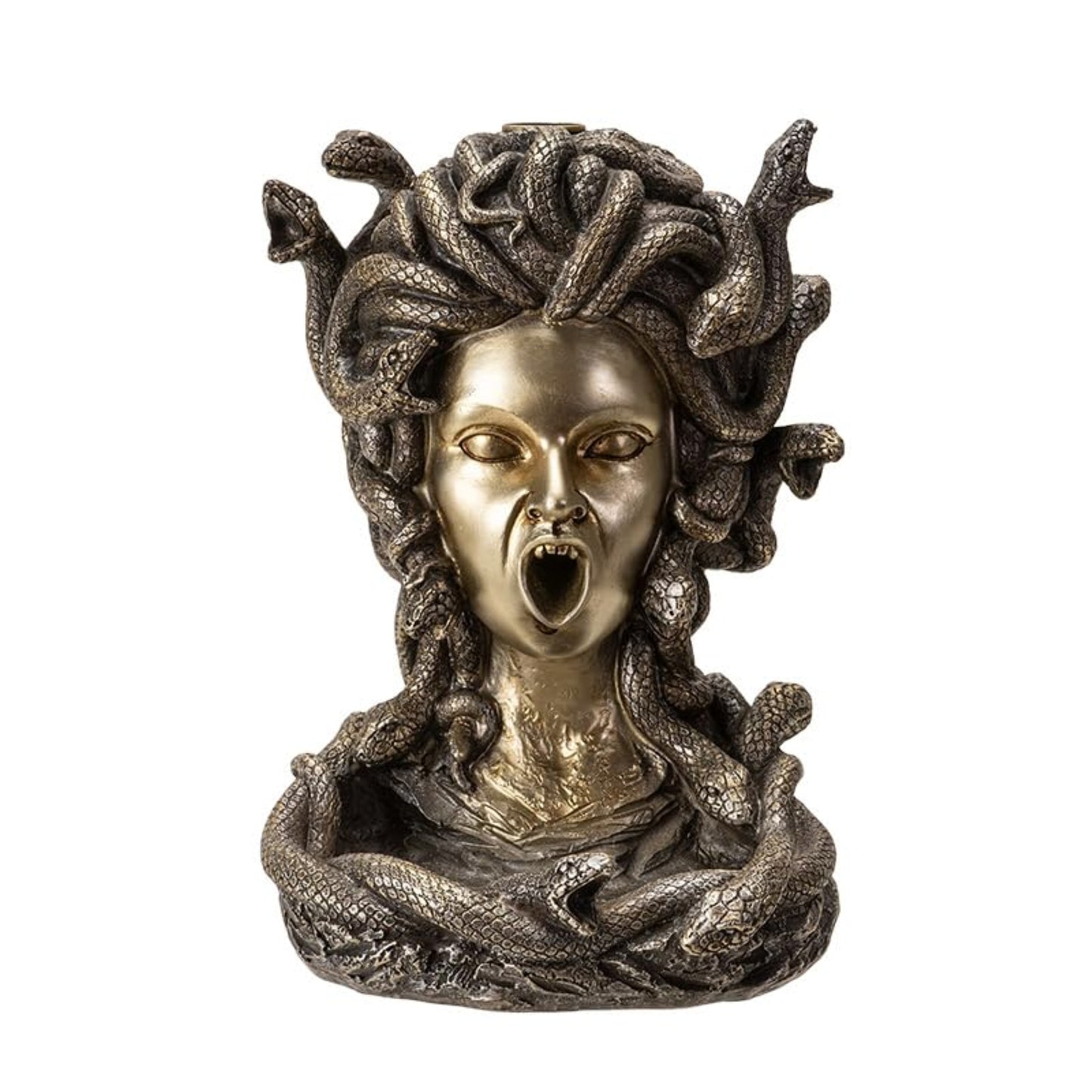 Medusa Backflow Incense Burner Greek Mythology Famous Monster Medusa Waterfall Incense Burner