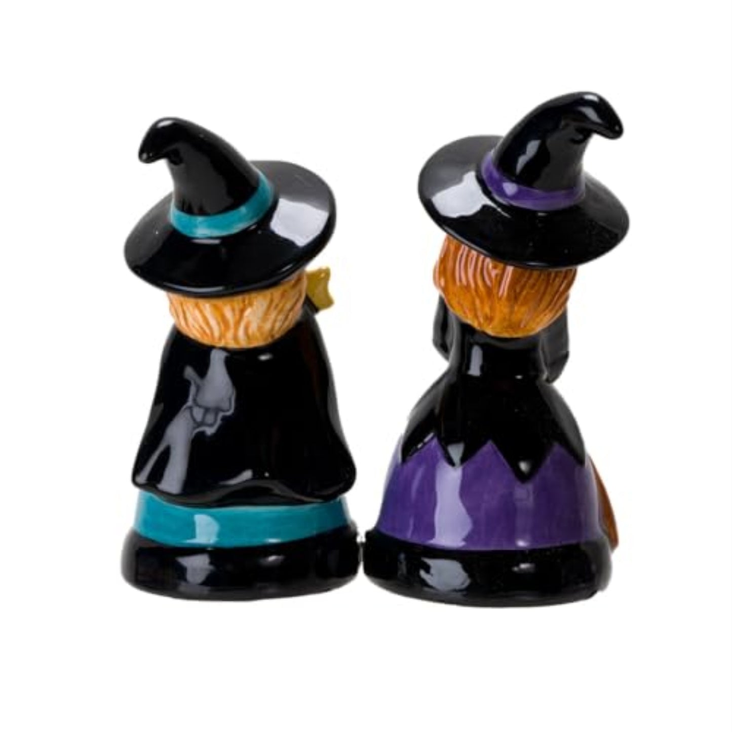 Pacific Giftware Magical Hocus Pocus Witches Magnetic Ceramic Salt and Pepper Shakers