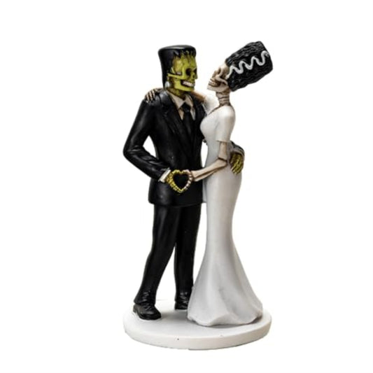 Eternal Love Frankenstein and Bride Figurine Wedding or Anniversary Collectible Figurine 7 inch